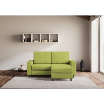 Sakar 2 seater sofa with pouf by Ityhome