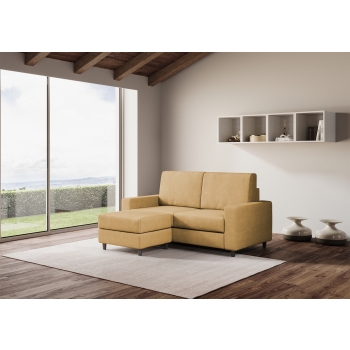 Sakar 2 seater sofa with pouf by Ityhome