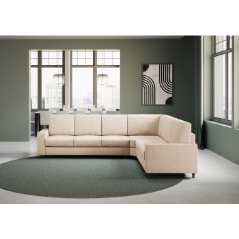 Sakar 3 seater sofa with corner with 2 seater sofa by Ityhome
