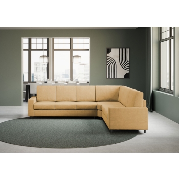 Sakar 3 seater sofa with corner with 2 seater sofa by Ityhome