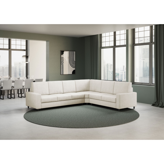 Sakar 3 seater sofa with corner with 2 seater sofa by Ityhome