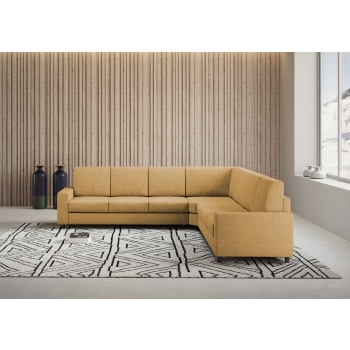 Sakar 3 seater sofa with corner with 3 seater sofa by Ityhome