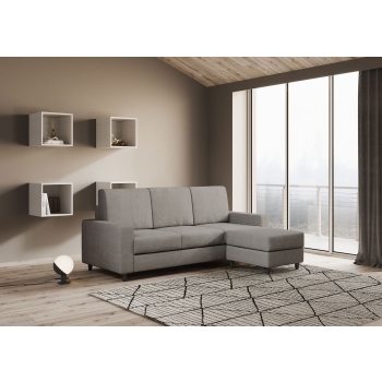 Sakar 3 seater sofa with pouf by Ityhome