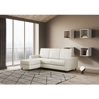 Sakar 3 seater sofa with pouf by Ityhome
