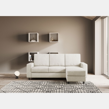 Sakar 3 seater sofa with pouf by Ityhome