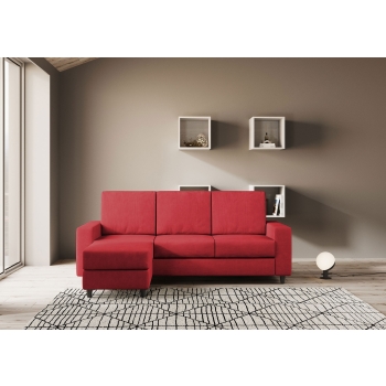 Sakar 3 seater sofa with pouf by Ityhome