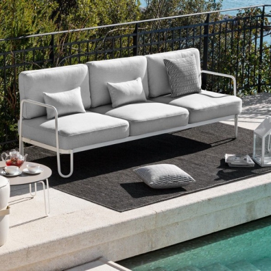 Stulle three-seater sofa by Connubia Outdoor