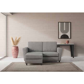 Yasel 2 seater sofa with pouf by Ityhome