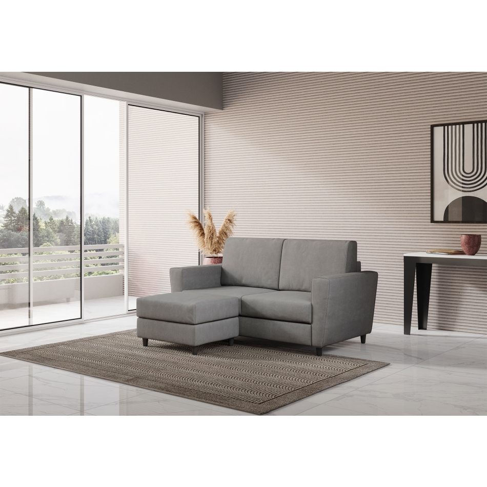 Yasel 2 seater sofa with pouf by Ityhome