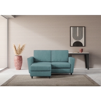 Yasel 2 seater sofa with pouf by Ityhome
