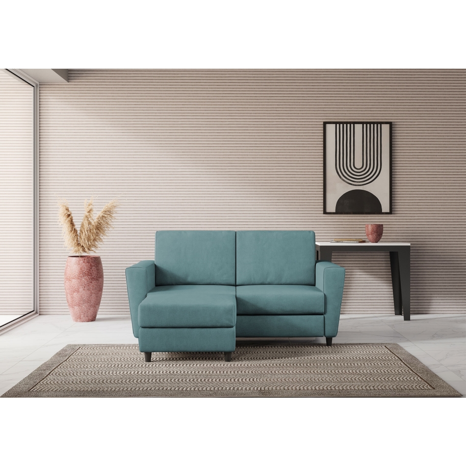 Yasel 2 seater sofa with pouf by Ityhome