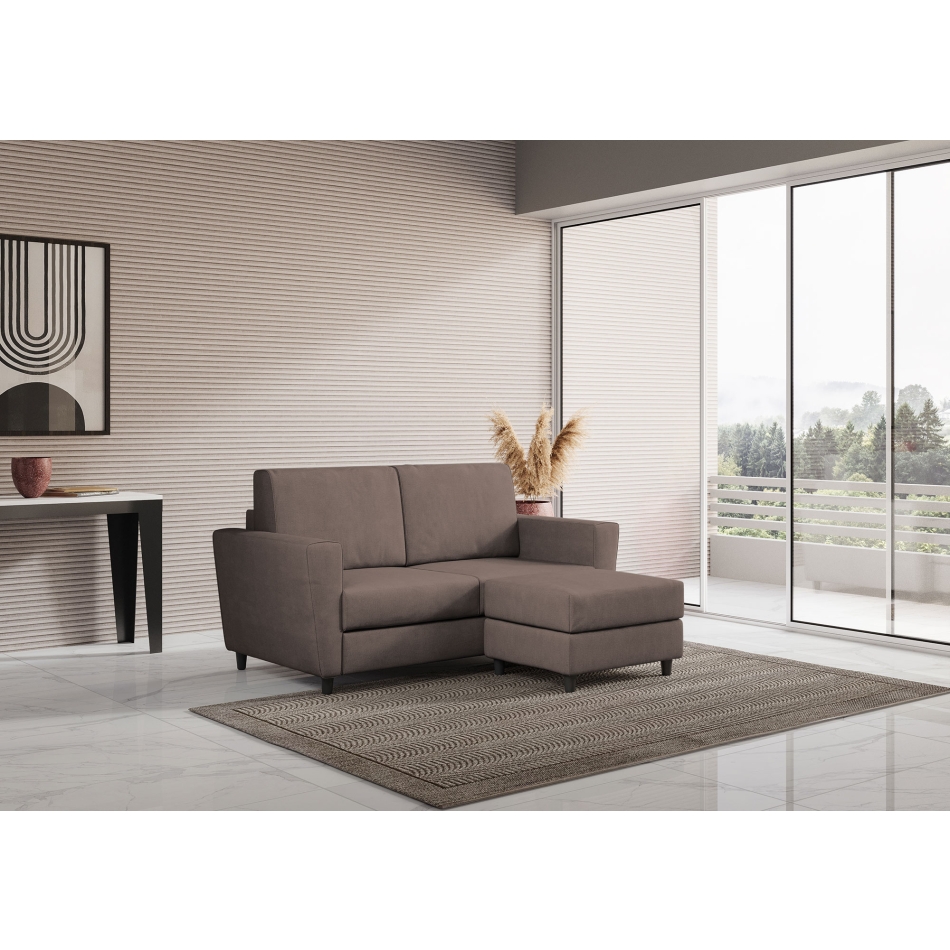 Yasel 2 seater sofa with pouf by Ityhome