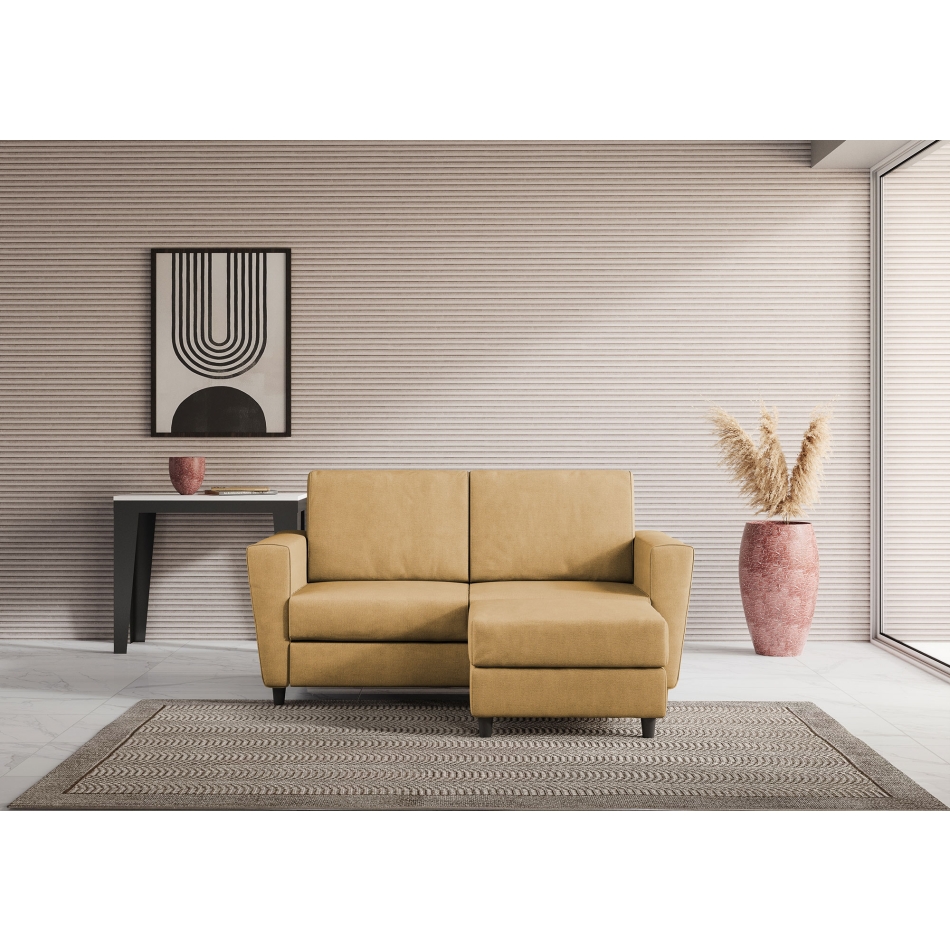 Yasel 2 seater sofa with pouf by Ityhome