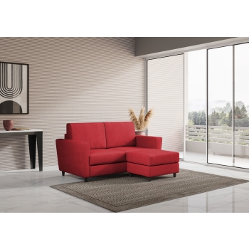 Yasel 2 seater sofa with pouf by Ityhome