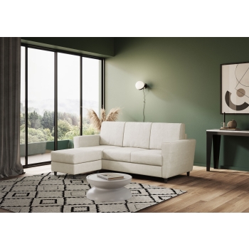 Yasel 3 seater sofa with pouf by Ityhome
