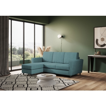 Yasel 3 seater sofa with pouf by Ityhome