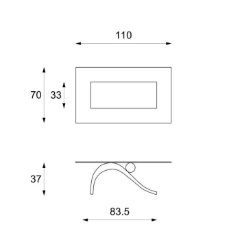 Dove Coffee Table (120 x 70 x 40 - Transparent) by Stones