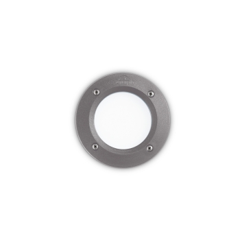 AVENUE FI round gray outdoor recessed spotlight by Ideal Lux
