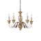 FIRENZE SP5 ANTIQUE GOLD pendant lamp by Ideal Lux