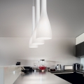 FLUT SP1 small white pendant lamp by Ideal Lux