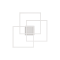 FRAME PL SQUARE WHITE 3000 K ceiling light by Ideal Lux