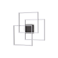 FRAME PL SQUARE BLACK 3000 K ceiling light by Ideal Lux