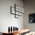 FRAME SP RETTANGOLO NERO suspension lamp by Ideal Lux