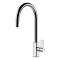 Gessi Mixer with swivel spout and extractable Neutron 17163 hand shower
