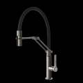 Gessi Mixer tap Officine Gessi 60055 with swivel spout and pull-out double jet hand shower
