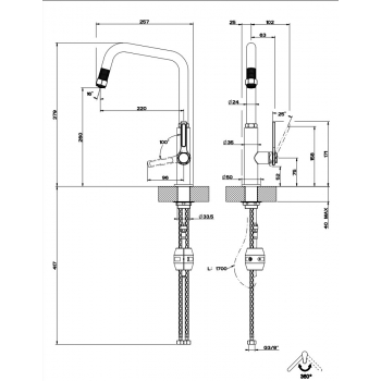Gessi Mixer Tap Officine 60053
