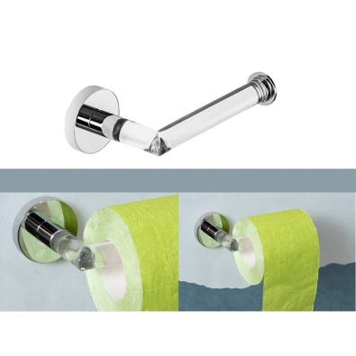 Ghost Roll CP910J for toilet paper in tubular plexiglass and metal