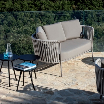 Kit three Desiree tables by Vermobil low and round garden