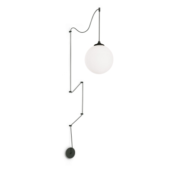 BOA SP1 black pendant lamp by Ideal Lux