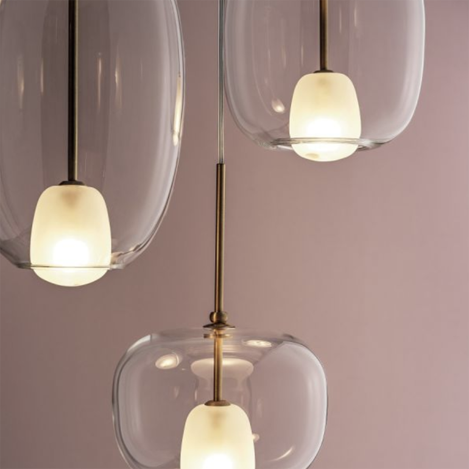 Blow Bontempi Casa suspension and table lamp