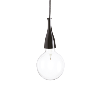Minimal SP1 black pendant lamp by Ideal Lux