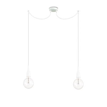 MINIMAL SP2 matt white pendant lamp by Ideal Lux
