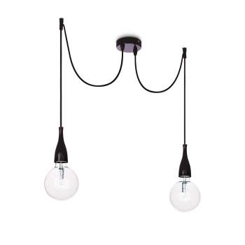 MINIMAL SP2 matt black pendant lamp by Ideal Lux