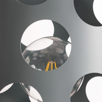 Bolle suspension lamp or floor version with concrete base by Midj