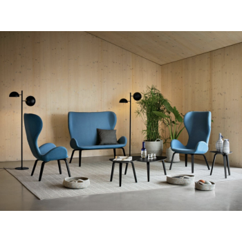 Bolle suspension lamp or floor version with concrete base by Midj