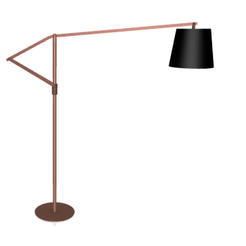 Cloe adjustable floor lamp by Bontempi