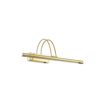 BOW AP D46 satin brass wall lamp by Ideal Lux