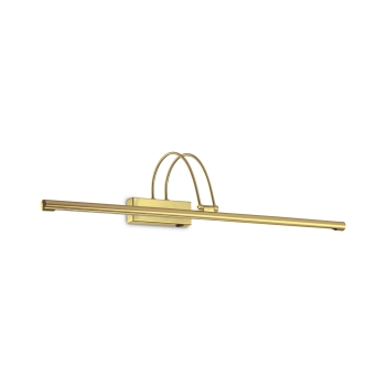 BOW AP D76 satin brass wall lamp by Ideal Lux