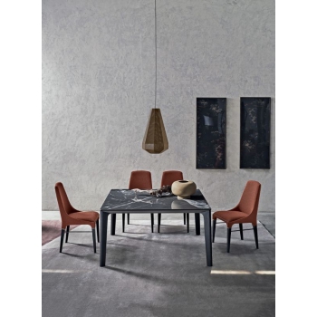 Pandora lamp by Bontempi with lacquered pendant