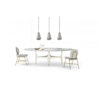 Pandora lamp by Bontempi with lacquered pendant