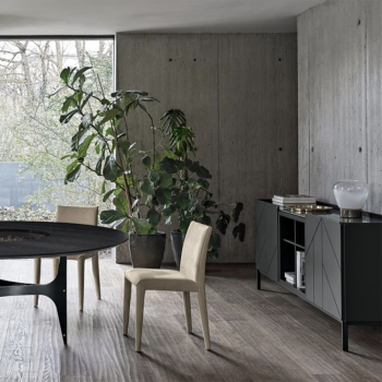 Stone table lamp by Bontempi