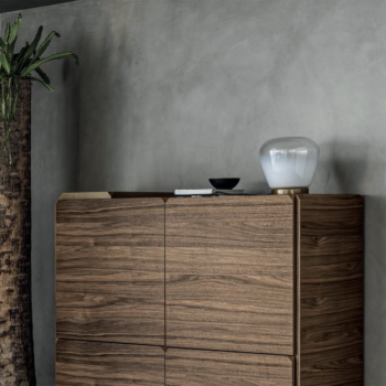 Stone table lamp by Bontempi