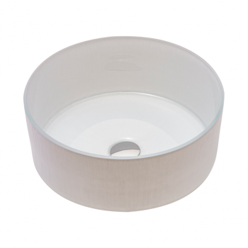 Gala Basin CP950GA sink by Cipì in blown glass and resin decorations