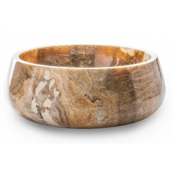 Cipì Stone Tree sink in unique and unrepeatable petrified wood