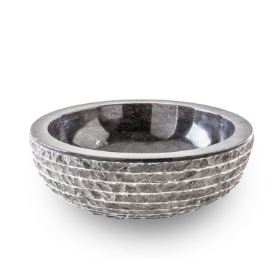 Merapi Basin CP950 / MR sink by Cipì in white or black round countertop marble