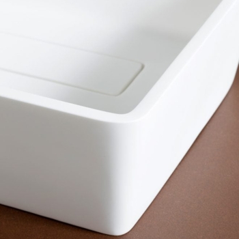 Slash Big Basin CP950 / SL / L by Cipì in rectangular Solid Surface